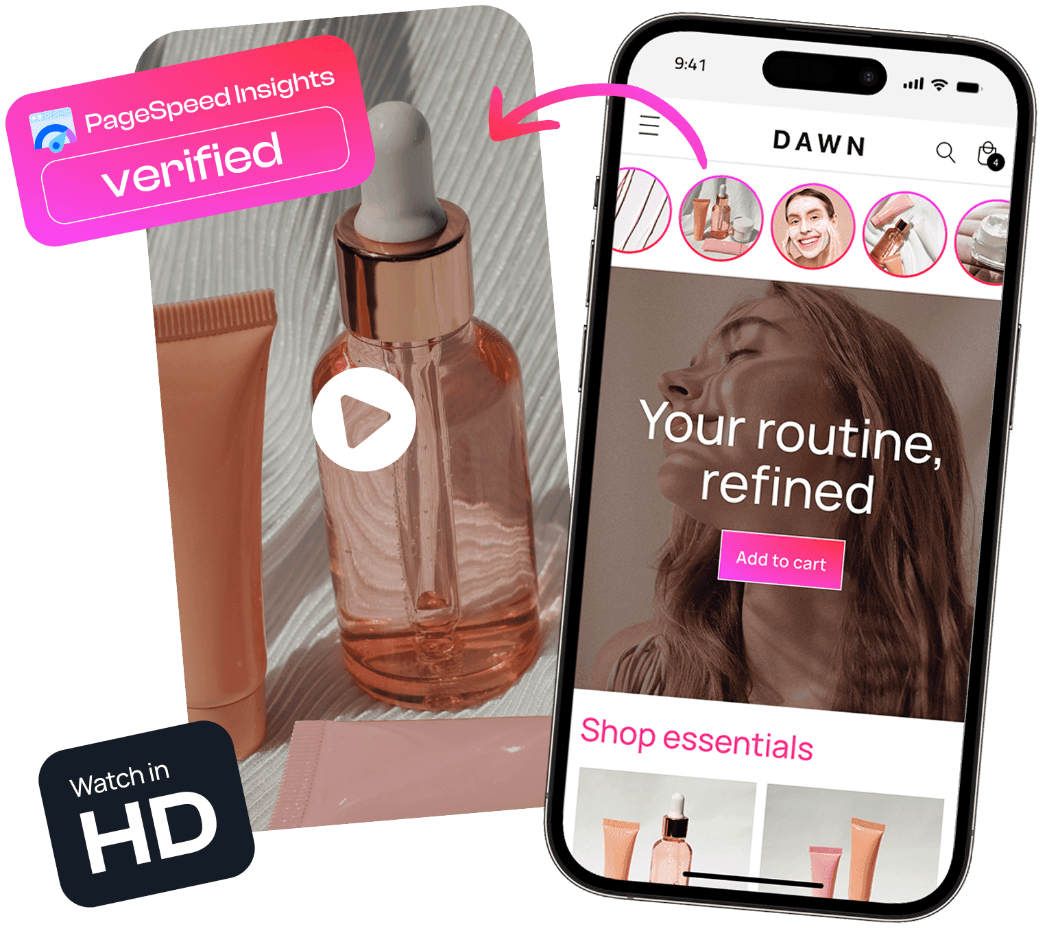 Customization features